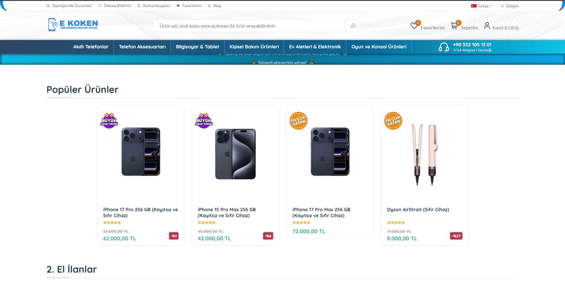 Ekoken E-Ticaret Platformu