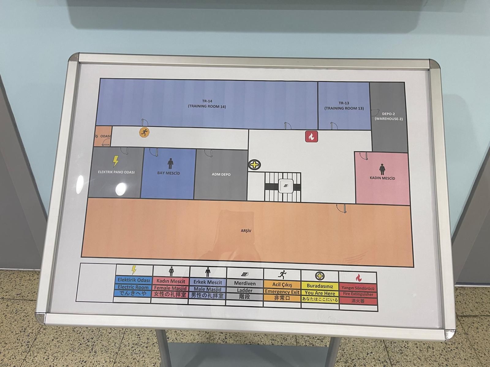 Toyota Eğitim Kat Haritası